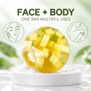 Avocado Enzyme Face & Body Cleansing Bar 60g Multi Purpose Solid <b>Soap</b> for Daily Use - Product Image 1