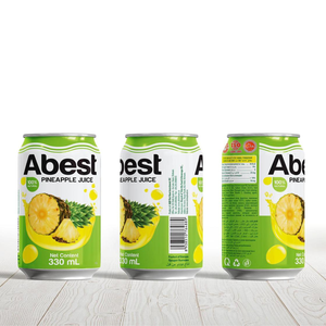 Jus Concentré de Fruits Tropicaux A&B Vietnam Faible en Glucides Ananas Pastèque Boisson Fraîche en Bouteille ou en Canette Production OEM - Product Image 2