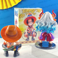 Figurine de pirate de manga de renommée mondiale, modèle de collection, décoration de bureau à domicile, jouet de bureau, cadeau