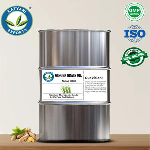 Aceite esencial de hierba de jengibre certificado ISO (Cymbopogon martini) destilado al vapor, aceite de grado aromaterapéutico, exportador en India - Product Image 3