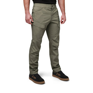 Pantalon cargo et pantalon en twill extensible confortable de qualité supérieure, design sophistiqué et moderne, coupe ajustée, esthétique contemporaine, pour le trading. - Product Image 2