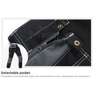 Pantalons de travail robustes, durables, confortables, multi-poches, pour travaux industriels, construction, extérieur, pantalons de travail résistants - Product Image 4