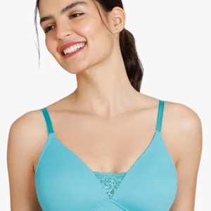 Sujetador Push-Up sin Costuras para Mujer, Color Sólido, Ajuste Cómodo, Espalda Cruzada, Copa 3/4, Espalda en Y, Spandex/Nylon, Todas las Temporadas - Product Image 4