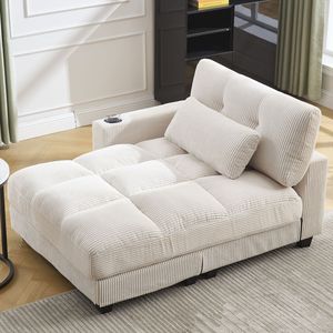 UNITED WE WIN Poltrona Chaise Longue Oversize, Divano Cloud Confortevole, Comodo Divano Letto - Product Image 1