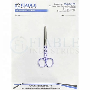 กรรไกรแบบแมนวล โมโย แพทเทิร์น ทำจากเหล็กกล้าไร้สนิมสีสันสดใส สำหรับใช้ทางการแพทย์ในการผ่าตัด พร้อมส่วนประกอบพลาสติก ใช้ซ้ำได้ - Product Image 5