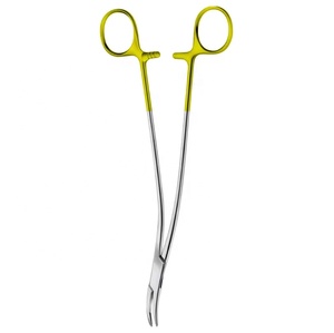 Soporte de aguja STRATTE DUROGRIP de grado quirúrgico TC salas laterales curvas 230 mm 9 "fórceps quirúrgicos de carburo de tungsteno - Product Image 5