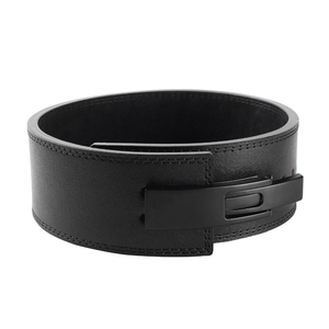 Ceinture de musculation personnalisée OEM en cuir véritable avec boucle à levier réglable en acier inoxydable - Product Image 5