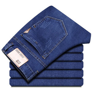 กางเกงยีนส์เดนิมผู้ชายรุ่นใหม่ล่าสุด ทรงสลิมฟิต สีพื้น สโตนวอช สไตล์ลำลอง ขายส่ง OEM ขายดี ราคาถูก คุณภาพส่งออก - Product Image 2