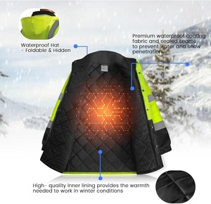 Chaqueta de Seguridad Profesional para Invierno, Ropa de Trabajo Resistente para Clima Frío, Fabricante Premium, Producción en Masa - Product Image 5