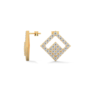 925 Sterling <b>Silver</b> Moissanite <b>Stud</b> Earrings Gold Plated Rhodium Plated Diamond Cut Geometric Jewelry for Women Party - Product Image 3