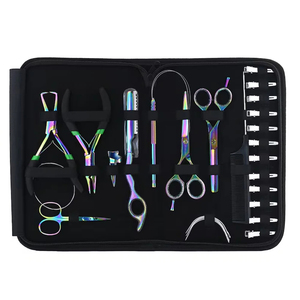 Kit Profesional de Herramientas para Extensiones de Cabello con Micro Anillos y Queratina, Completo para Aplicación y Remoción, con Estuche - Product Image 4