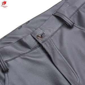 กางเกงหนังผู้ชายทรงเข้ารูป คุณภาพสูง หนังนุ่ม ดีไซน์ทันสมัย เหมาะสำหรับใส่ทุกวันและออกงานกลางคืน - Product Image 5