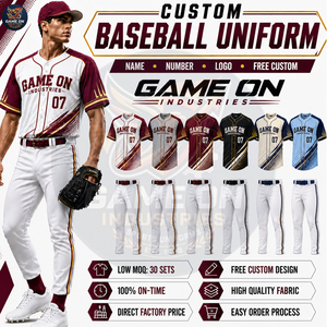 Tenues de baseball sublimées personnalisées pour équipes sportives jeunes, légères, respirantes, à boutons, pour la vente en gros - Product Image 2