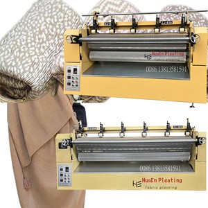 Changzhou HuaEn, máquinas para hacer vestidos de mujer, nueva tela textil con volantes Raffel Mesin Plisket, máquina de plisado rodante ZJ - Product Image 1