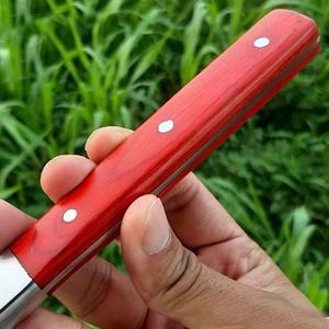 มีดเชฟเหล็กดามัสกัสขนาด 13 นิ้ว ทำมือโดยอาห์หมัด พร้อมปลอกหนัง ด้ามจับสวยงาม ปรับแต่งได้ตามต้องการ - Product Image 3