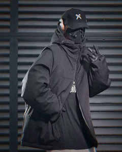 Waterproof <b>Men's</b> Techwear Jacket Tactical Streetwear Hooded Windbreaker Cyberpunk Cargo <b>Coat</b> Functional Outdoor <b>Parka</b> Oversized - Product Image 4