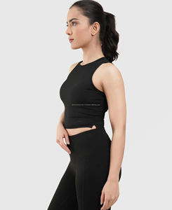 Camiseta sin mangas para mujer, personalizada, ecológica, transpirable, de secado rápido, Oxford sólido, con botones, de alta calidad, 260g, cuello redondo - Product Image 2