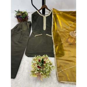 Beautiful <b>Party</b> <b>Jumpsuit</b> with Top Bottom and Dupatta-for Special Occasions - Product Image 4