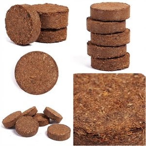Natural Coconut <b>Coir</b> <b>Block</b>-Lightweight & High Water Retention Eco-Friendly Soil Amendment for Hydroponic Systems & Nursery Use - Product Image 5
