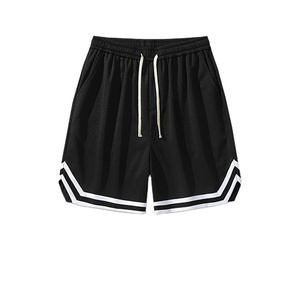 Short de sport d'été pour homme en maille à séchage rapide Bermuda à cinq points élastique mi décontracté plage glace soie course Plus poches pour - Product Image 4