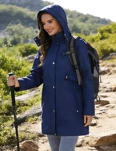 Chaqueta deportiva de poliéster para mujer, personalizada, de dos tonos, cortavientos e impermeable, ¡en oferta! - Product Image 6