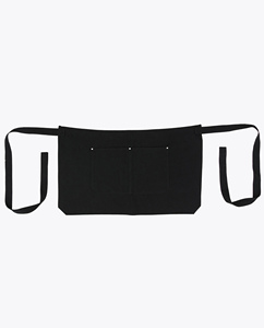Nouveau design tablier court en jean bleu de coton pour cuisine, travail ou barbier avec poches - Product Image 1