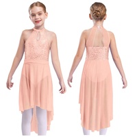 6-16 enfants formation Dancewear filles moderne lyrique contemporain enfants paillettes scène danse Performance porter des robes de danse