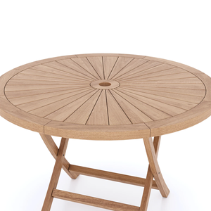 <b>Teak</b> Wood Outdoor Dining Set 5 Piece 4 Seater Table and <b>Chairs</b> Traditional <b>Garden</b> Furniture for Courtyard Patio - Product Image 4