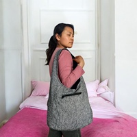 Sac à bandoulière pour femme, style bohème chic, artisanal, 100% coton, éco-responsable, tendance, artistique, tissé, vintage