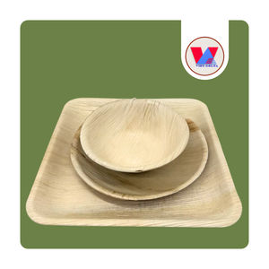 LOS MÁS VENDIDOS: Bandejas Biodegradables de Hoja de Palma con 3 Compartimentos, Resistentes al Calor, Desechables, para Envasado de Ensaladas y Eventos - Product Image 1