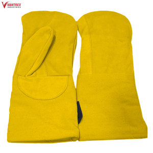 Extra <b>Long</b> Silicone Mitts <b>Gloves</b> With Quilted Liner And Non-slip Textured Grip Heat Resistant Bbq <b>Gloves</b> - Product Image 2
