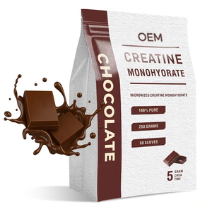 Creatina Monohidrato en Polvo OEM ODM 250g 50 Porciones Micronizada Saborizada GMP HACCP ISO Halal BRC Suplemento Dietético - Product Image 5