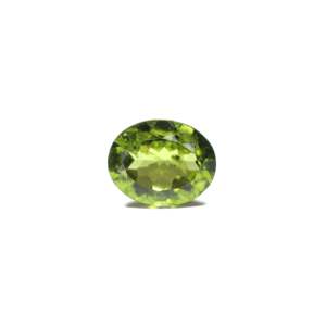 Emerald Cut 9.1 Carat Peridot Loose Gemstone for Fine Jewelry - Product Image 1