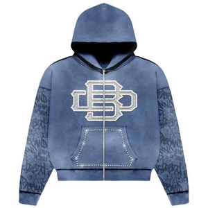 Conjuntos de Sudadera con Capucha y Pantalones Cortos de Felpa de Algodón de Alta Calidad para Hombre 2026, con Logotipo Personalizado, Conjuntos de 2 Piezas con Efecto Lavado Ácido - Product Image 6