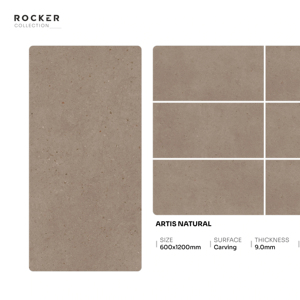 Azulejo de Porcelana de Alta Resistencia 600x1200mm 60x120cm 24x48 Pulgadas, Superficie Tallada, Gran Formato, Revestimiento Decorativo para Paredes y Pisos - Product Image 1