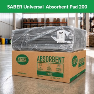 SABER - Almohadillas Absorbentes Universales Ecológicas 100% Polipropileno 40x50cm para Control de Derrames Industriales SU200-PD - Product Image 2