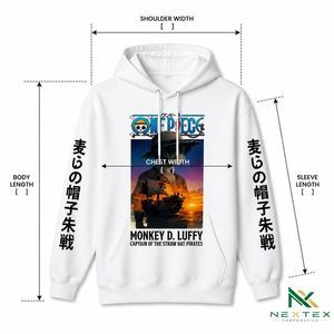 Sweat-shirt à capuche personnalisé avec motif anime, streetwear japonais pour hommes, sweat-shirt en molleton, fabrication OEM, vente en gros - Product Image 3