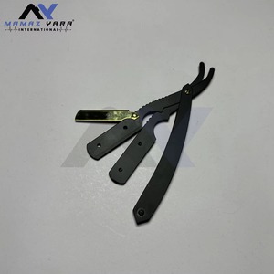 Professional Barber Swing Lock <b>Straight</b> Edge <b>Razor</b> for Men Stainless Steel Replaceable Half Blade Hygienic Close Shave Shavette - Product Image 1