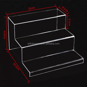 Versátil elevador de exhibición de acrílico de 3 pasos: un elegante soporte rectangular para exhibir artículos decorativos y mejorar su exhibición - Product Image 5