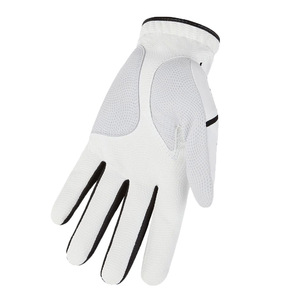 Gants de golf pour gaucher en cuir véritable Cabretta de qualité supérieure, vente en gros Saleh Enterprises, protection UV, évacuation de l'humidité, respirants - Product Image 3