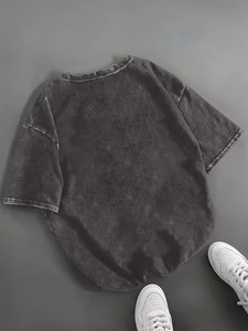 T-shirt à imprimé graphique tendance, style vintage décontracté, manches courtes, unisexe, streetwear, tee-shirt d'été, fabricant de vêtements, fournisseur OEM - Product Image 4
