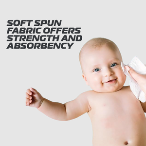 Meilleur prix fabricant Krclean XK1 Nouveau Blanc Premium 50/80 Lingettes pour bébé non-tissées ultra-douces sèches du Vietnam en sachet OEM - Product Image 3