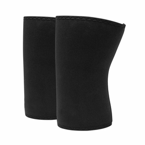 Genouillères de compression en néoprène personnalisées avec logo imprimé pour la musculation, les squats et les exercices - Product Image 4