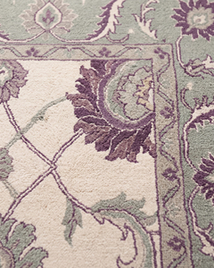 พรม DECORDEC ลายโอชัค ทำจากขนสัตว์ผสมถ่านไม้ เป็นมิตรต่อสิ่งแวดล้อม ทอมือ ลายเรขาคณิตทันสมัย ลายดอกไม้ ลายดาว ลายเหรียญตรา ลายขอบแบบดั้งเดิม - Product Image 4