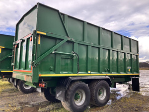 Wholesale Silage Dumper <b>Trailer</b> Agricultural Heavy Duty Dump <b>Trailer</b> for Farm <b>Tractor</b> Hay Grass Silage Transport Heavy Load 4WD - Product Image 2