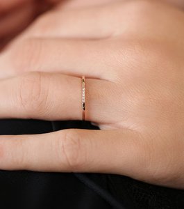 Anillo de Diamantes Cultivados en Laboratorio con Certificación IGI de Oro de 18 Quilates para Mujer, Regalo de Boda y Aniversario de Moda - Product Image 4