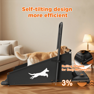 Tapis Roulant per Cani Resistente, Macchina per la Corsa per Cani di Taglia Piccola e Media fino a 100 kg, Voltaggio CC, Test della Frequenza Cardiaca Non Incluso - Product Image 5