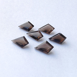 ควอตซ์สโมคกี้เกรด AAA+ ทรงเหลี่ยมแบบรูปว่าว  ขนาดปรับเทียบแล้ว สำหรับทำเครื่องประดับ มีทุกขนาด - Product Image 6