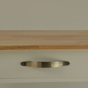 Carrello da Cucina Mobile Regolabile con Ampio Piano in Legno di Gomma, Isola e Carrello da Cucina con Diverse Caratteristiche e Armadietto - Product Image 5