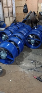 Ventilateur axial industriel électrique robuste de 1400 mm avec système de ventilation à impulsion en alliage d'aluminium OEM/ODM - Product Image 3